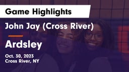 John Jay  (Cross River) vs Ardsley Game Highlights - Oct. 30, 2023