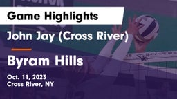 John Jay  (Cross River) vs Byram Hills  Game Highlights - Oct. 11, 2023