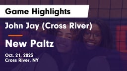 John Jay  (Cross River) vs New Paltz  Game Highlights - Oct. 21, 2023