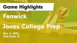 Fenwick  vs Jones College Prep Game Highlights - Oct. 4, 2023