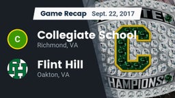 Recap: Collegiate School vs. Flint Hill  2017