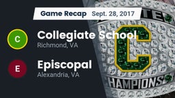Recap: Collegiate School vs. Episcopal  2017