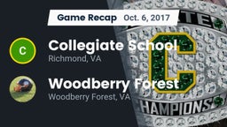 Recap: Collegiate School vs. Woodberry Forest 2017