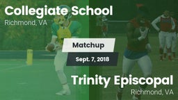 Matchup: Collegiate vs. Trinity Episcopal  2018
