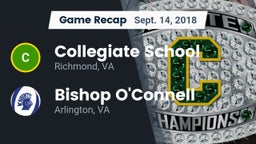 Recap: Collegiate School vs. Bishop O'Connell  2018