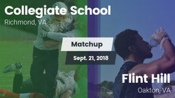 Matchup: Collegiate vs. Flint Hill  2018