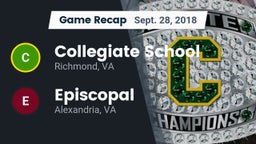 Recap: Collegiate School vs. Episcopal  2018