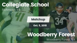 Matchup: Collegiate vs. Woodberry Forest 2018