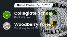 Recap: Collegiate School vs. Woodberry Forest 2018