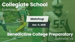 Matchup: Collegiate vs. Benedictine College Preparatory  2018