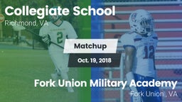Matchup: Collegiate vs. Fork Union Military Academy 2018