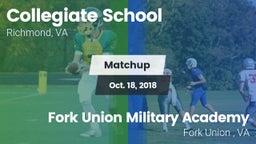 Matchup: Collegiate vs. Fork Union Military Academy 2018