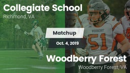 Matchup: Collegiate vs. Woodberry Forest  2019