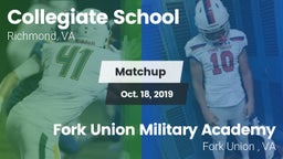 Matchup: Collegiate vs. Fork Union Military Academy 2019