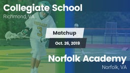 Matchup: Collegiate vs. Norfolk Academy 2019