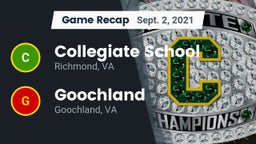 Recap: Collegiate School vs. Goochland  2021