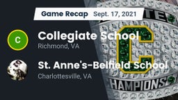 Recap: Collegiate School vs. St. Anne's-Belfield School 2021