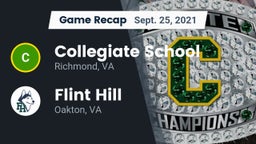 Recap: Collegiate School vs. Flint Hill  2021