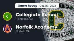 Recap: Collegiate School vs. Norfolk Academy 2021