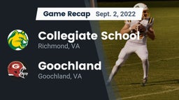 Recap: Collegiate School vs. Goochland  2022