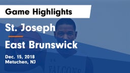 St. Joseph  vs East Brunswick  Game Highlights - Dec. 15, 2018