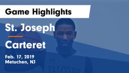 St. Joseph  vs Carteret  Game Highlights - Feb. 17, 2019