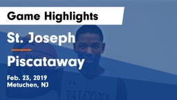 St. Joseph  vs Piscataway  Game Highlights - Feb. 23, 2019