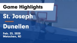 St. Joseph  vs Dunellen  Game Highlights - Feb. 23, 2020