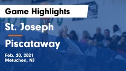 St. Joseph  vs Piscataway  Game Highlights - Feb. 20, 2021