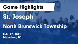 St. Joseph  vs North Brunswick Township  Game Highlights - Feb. 27, 2021