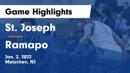 St. Joseph  vs Ramapo  Game Highlights - Jan. 2, 2022