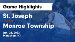 St. Joseph  vs Monroe Township  Game Highlights - Jan. 21, 2022