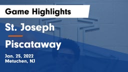 St. Joseph  vs Piscataway  Game Highlights - Jan. 25, 2022