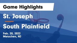 St. Joseph  vs South Plainfield  Game Highlights - Feb. 20, 2022