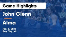 John Glenn  vs Alma  Game Highlights - Jan. 6, 2023