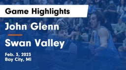 John Glenn  vs Swan Valley  Game Highlights - Feb. 3, 2023