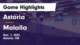 Astoria  vs Molalla  Game Highlights - Dec. 1, 2023