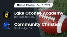 Recap: Lake Oconee Academy vs. Community Christian  2021