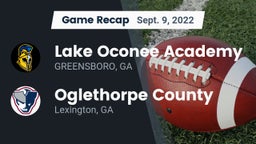 Recap: Lake Oconee Academy vs. Oglethorpe County  2022