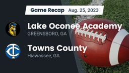 Recap: Lake Oconee Academy vs. Towns County  2023