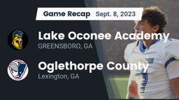 Recap: Lake Oconee Academy vs. Oglethorpe County  2023