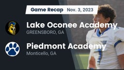 Recap: Lake Oconee Academy vs. Piedmont Academy 2023
