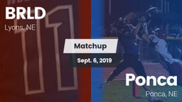Matchup: BRLD vs. Ponca  2019
