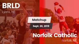 Matchup: BRLD vs. Norfolk Catholic  2019