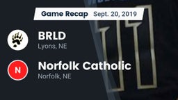 Recap: BRLD vs. Norfolk Catholic  2019