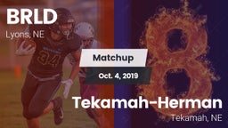Matchup: BRLD vs. Tekamah-Herman  2019