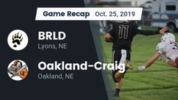 Recap: BRLD vs. Oakland-Craig  2019