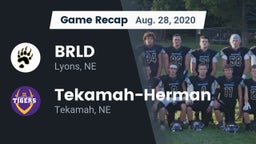 Recap: BRLD vs. Tekamah-Herman  2020