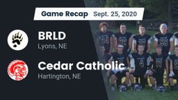 Recap: BRLD vs. Cedar Catholic  2020