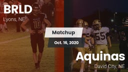 Matchup: BRLD vs. Aquinas  2020